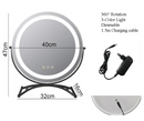 Makeup Mirror with LED Lights and Touch Control