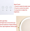 Makeup Mirror with LED Lights and Touch Control