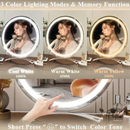 Makeup Mirror with LED Lights and Touch Control